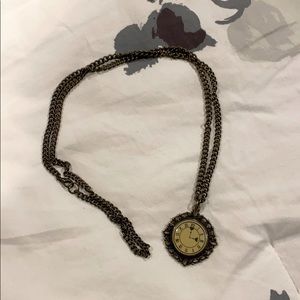 Clock necklace